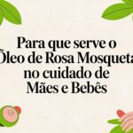Para que serve o óleo de rosa mosqueta no cuidado de mães e bebês