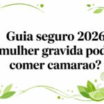 Guia seguro 2026: mulher gravida pode comer camarao?